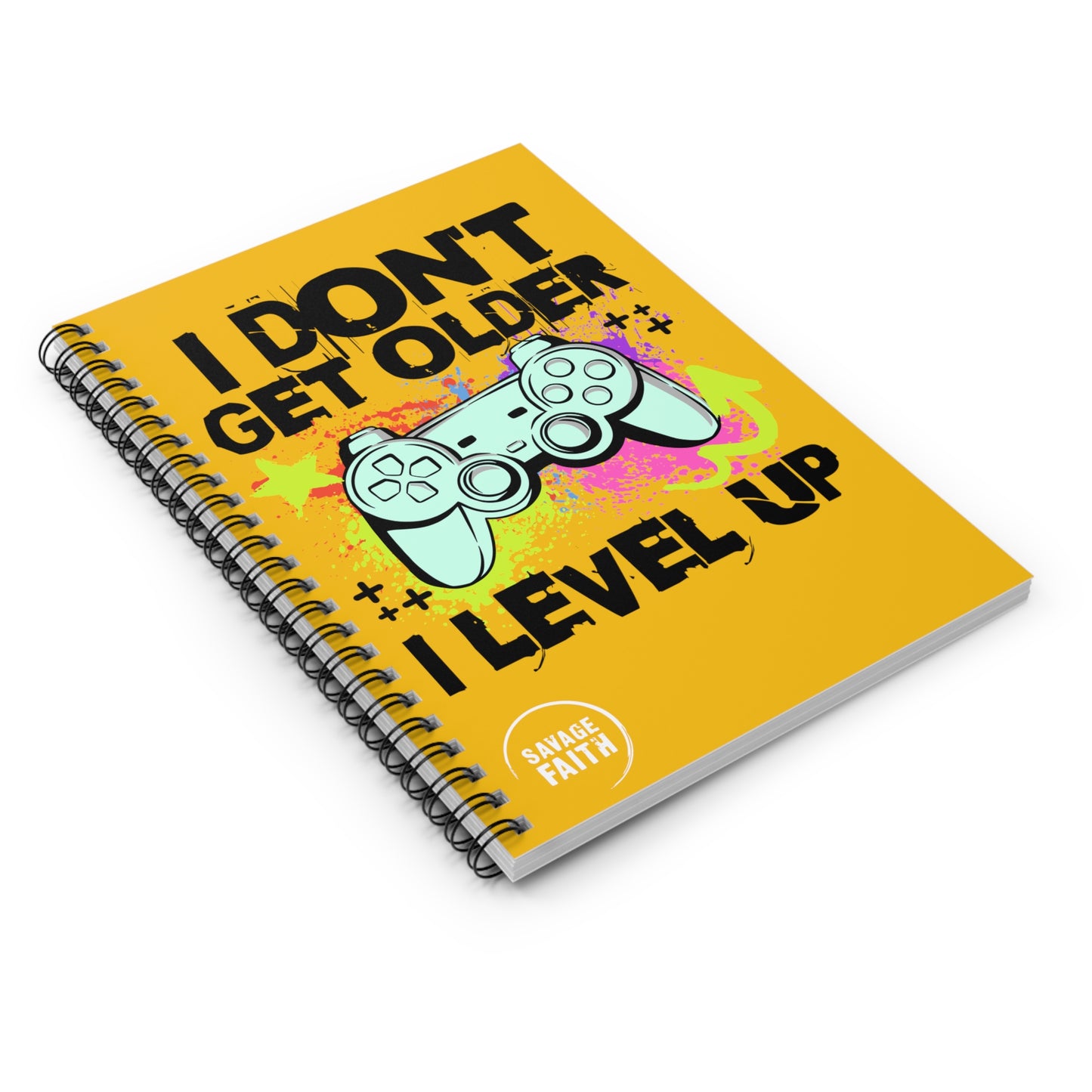 LEVEL UP - Spiral Notebook - Ruled Line