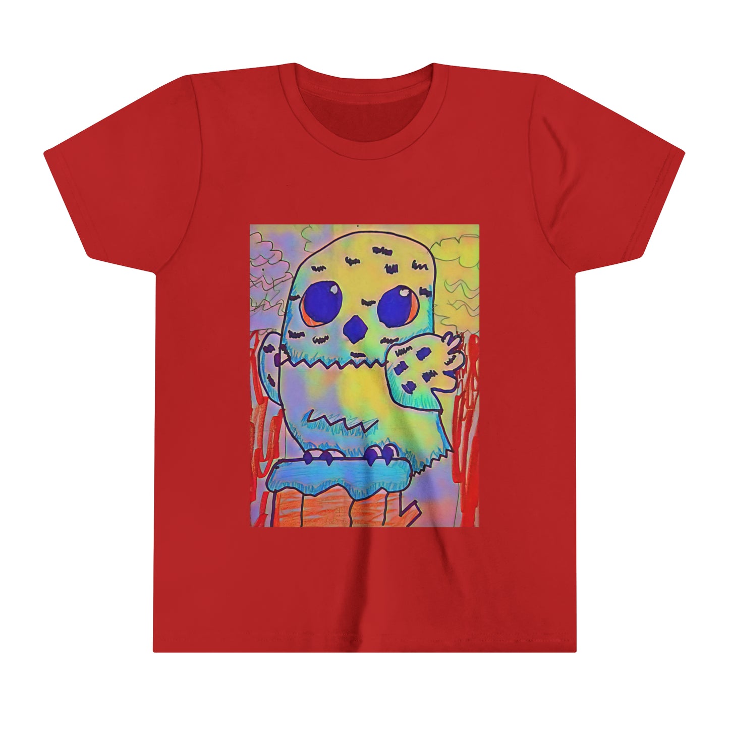 DESIGNS BY CECI - OWL - Youth Short Sleeve Tee