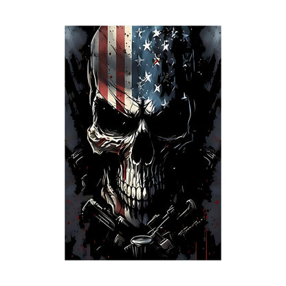 SKULL-N-FLAG Poster