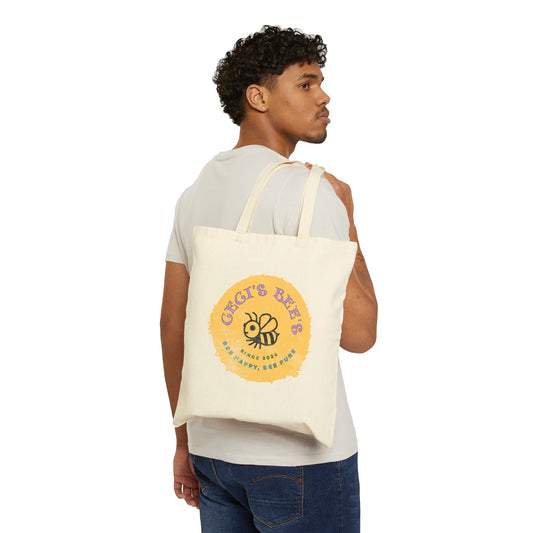 CECIs BEEs Cotton Canvas Tote Bag