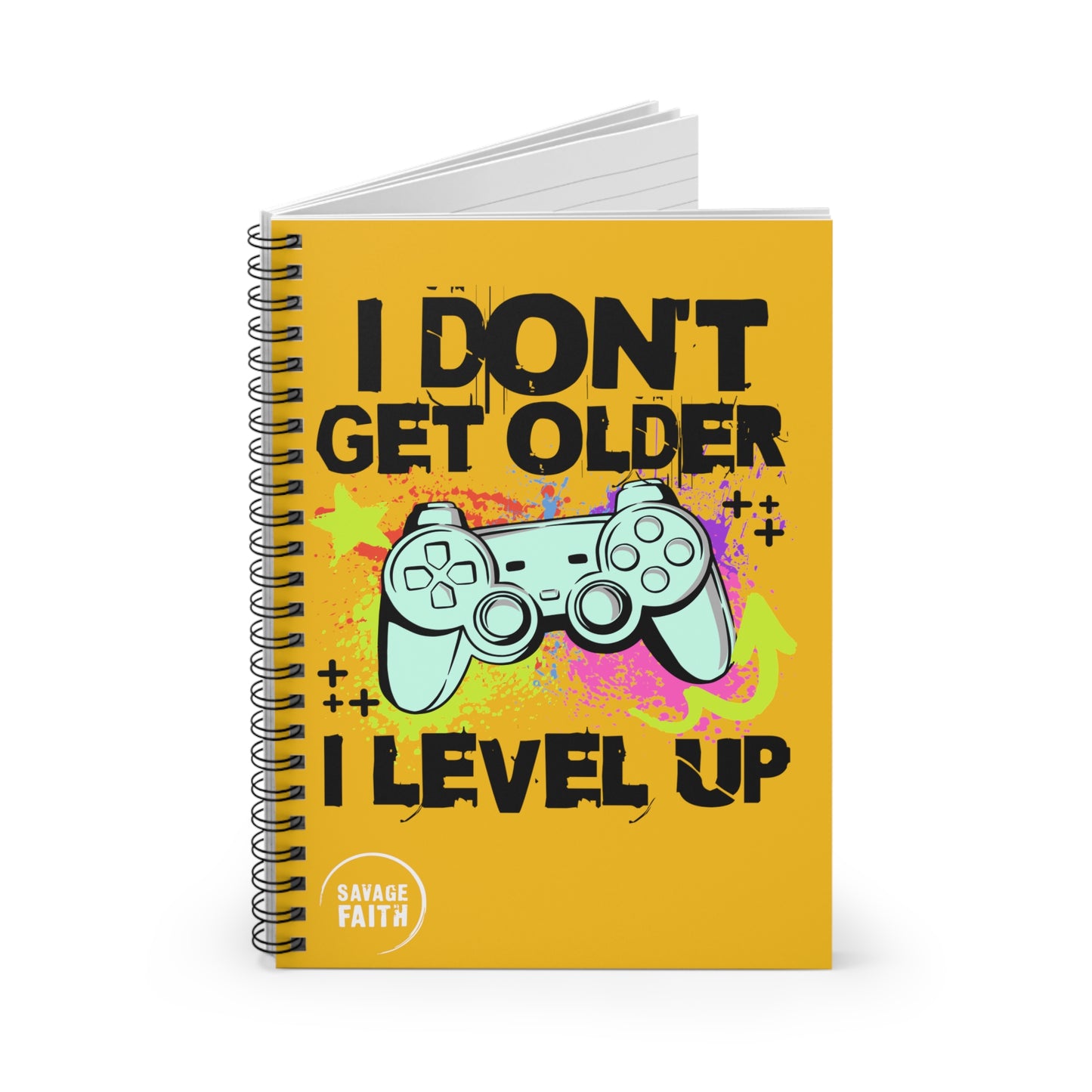 LEVEL UP - Spiral Notebook - Ruled Line