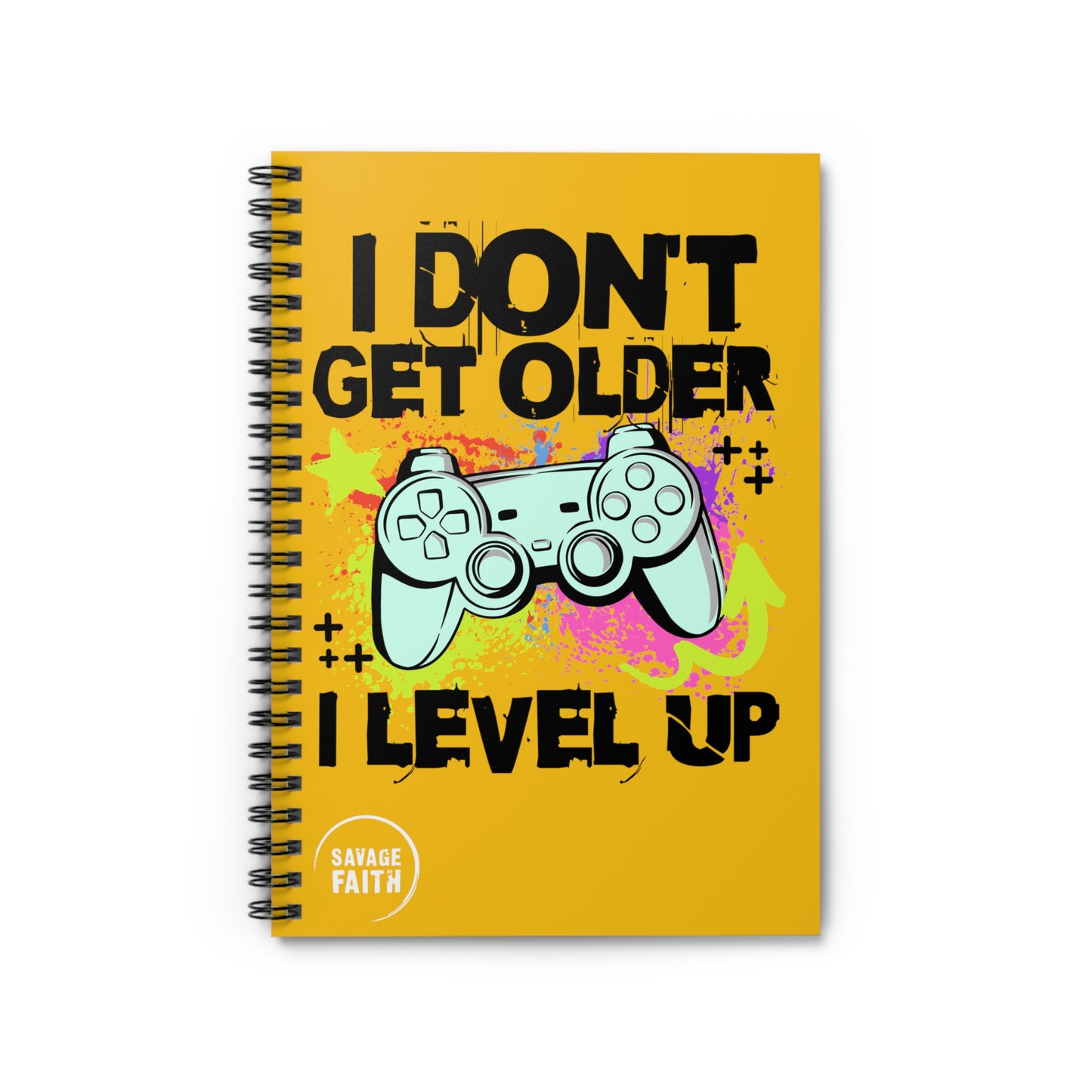 LEVEL UP - Spiral Notebook - Ruled Line