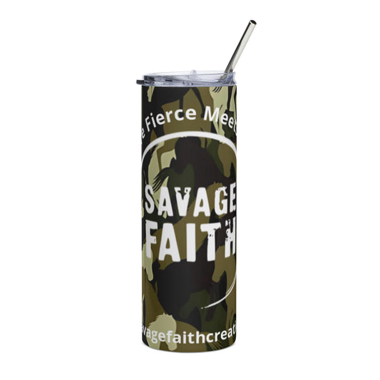 Savage Faith Stainless steel tumbler